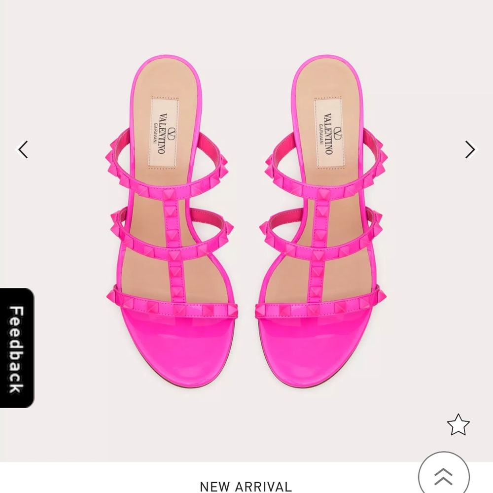 VALENTINO sandals hot PINK